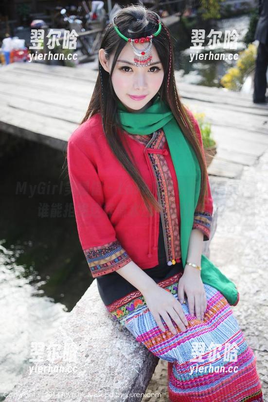 MyGirl美媛馆 - Love陆瓷的浴缸写真：谁能拒绝这样清水悠悠的壁纸呢？