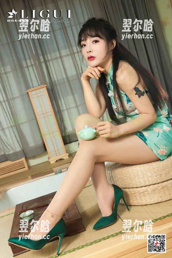丽柜-可馨 丽柜 - 一言不合就是可馨的夏日写真,图包带你走进她的清新气息!