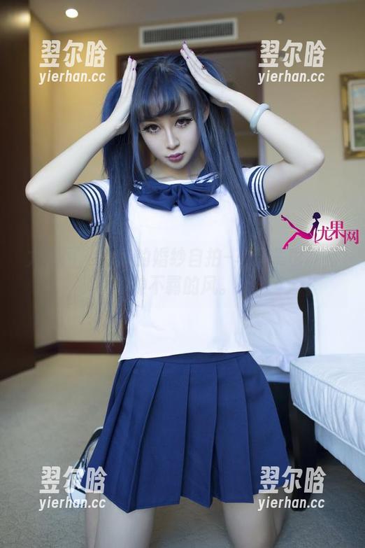 尤果网-小欧 尤果网 - 小欧的婚纱自拍–写真集也能有种不羁的风。